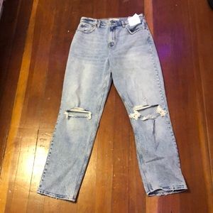 Ambercrombie 90’s straight ultra high rise